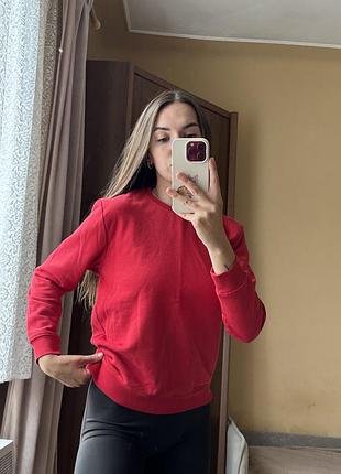 Червоний якісний світшот 3