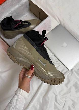 Кроссовки nike acg mountain fly gore-tex beige 6