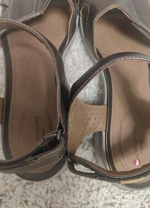 Оригінальні шкіряні босоніжки clarks unstructured 5