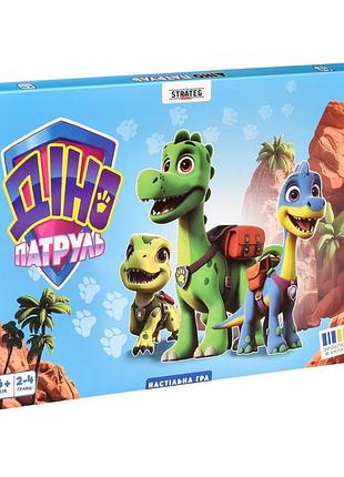 Настольная игра "дино патруль" 30645 игровое поле 4 фишки