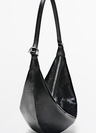 Міні шкіряна сумка massimo dutti 3
