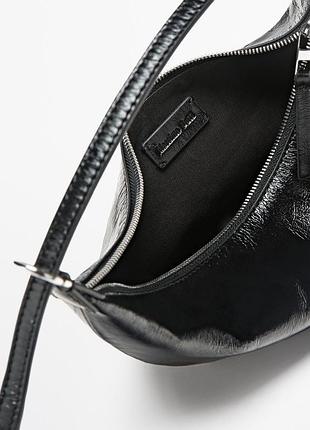 Міні шкіряна сумка massimo dutti 2
