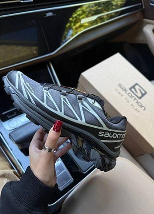 Кроссовки salomon xt-6 grey gore-tex 6