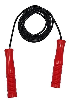 Дитяча скакалка №1 0749(red) діаметр 3,7 мм, довжина 270 см, чорна
