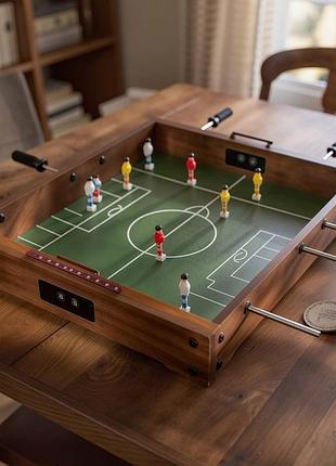 Настольная игра футбол kruzzel (польша), настольная игра в футбол, настольный футбол мини, футбол детский настольный, pig