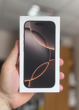 Коробка apple iphone 16 pro 128gb desert titanium оригінал б/у