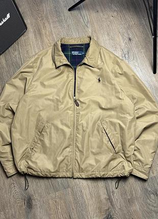 Вінтажна куртка polo ralph lauren harrington / розмір xl