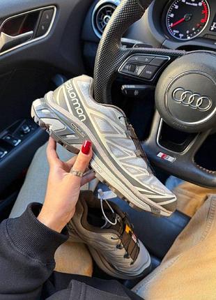 Кроссовки salomon xt-6 beige gore-tex 2
