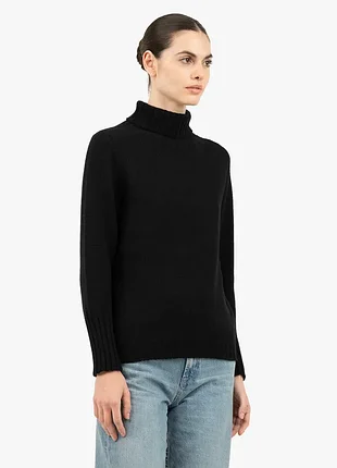 Гольф рельефный oversized черный