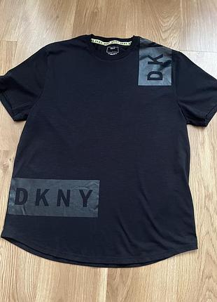Футболка чоловіча donna karan чорна розмір l