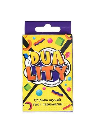 Карточная настольная игра «duality» 30392 на украинском языке 35 карточек
