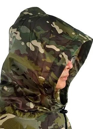 Дождевик raincoat камуфляж d -1 • тактический дождевик камуфляж плащ-палатка пончо с капюшоном 3