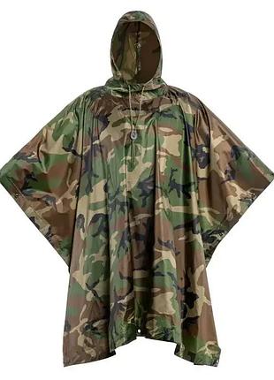 Дождевик raincoat камуфляж d -1 • тактический дождевик камуфляж плащ-палатка пончо с капюшоном 4