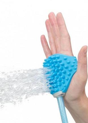 Щетка душ для купания собак pet bathing tool 3