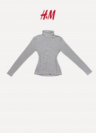 Водолазка в смужку h&m, стиль френч