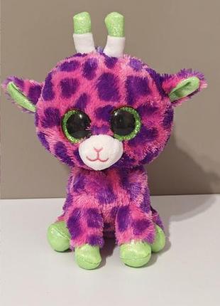 Ty beanie boos gilbert the pink giraffe 11in plush 2017 retired