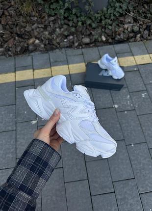 Нереальні кросівки new balance 9060 „triple white“🤍