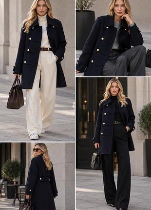 Шерстяне пальто zara 5