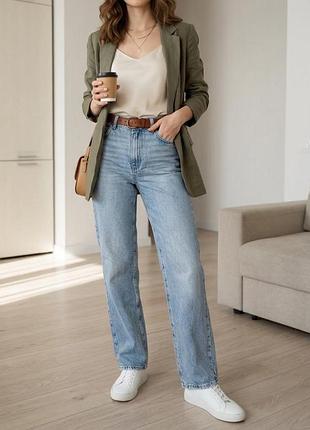 Джинси zara, модель straight fit