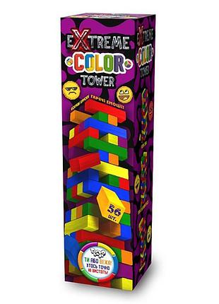 Настольная игра "extreme color tower" g-ect-01u 56 брусков