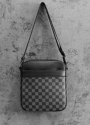 Якісна чоловіча сумка планшетка стиль луї вітон