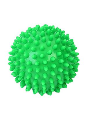 Мяч массажный ms 2096-1(green) размер 7,5 см, зеленый