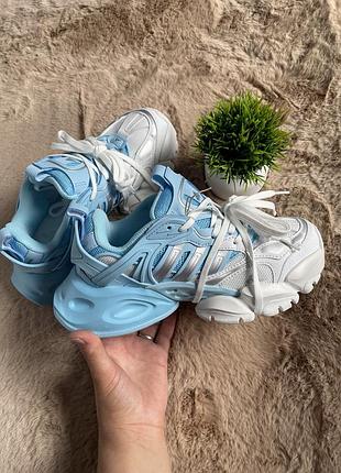Кроссовки adidas vento xlg deluxe blue white адедас венто голубые-белые 36-41