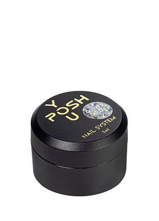 Гель-лак с глиттером для маникюра youposh glitter color профессиональный 5 мл, 02 серебристый daily skin care