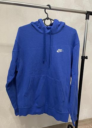 Худі чоловіче nike синього кольору