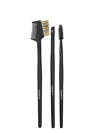 Набір пензлів для макіяжу брів і очей parisa cosmetics р-101 daily skin care