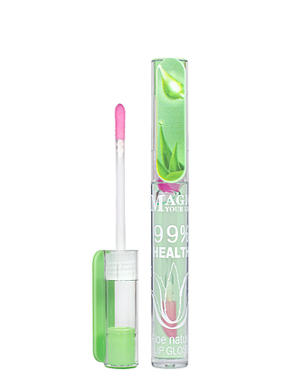 Блеск для губ magic your life aloe vera проявлен lc-04 daily skin care