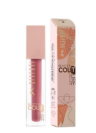 Помада для губ матова neverti matte couture liquid (np804), 106 chiffon темно-рожева daily skin care