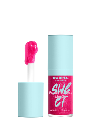 Блиск масло для губ parisa cosmetics sweet lo-105, 02 рожевий