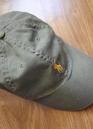 Бейсболка унісекс кепка вінтаж бавовна polo ralph lauren vintage leather strapback