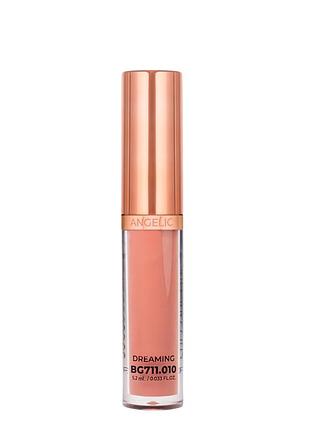 Помада для губ жидкая bogenia angelic 3d effect с витамином e bg711, 010 dreaming daily skin care 4