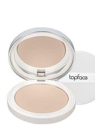 Пудра для лица topface super match foundation компактная увлажняющая 10 г (pt269), 03 natural beige/натурально-бежевый daily skin 3