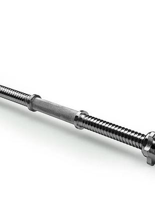 Гантельний гриф easyfit ef-8047, 50 см, ø 25 мм, хромований