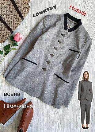 Жакет піджак з вовни country
