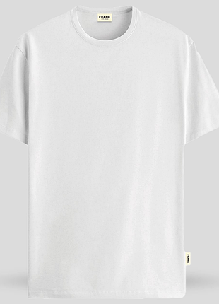 Футболка мужская белая john frank jftba02 white s