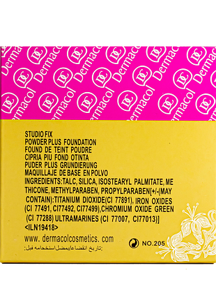 Пудра для лица dermacol foundation studio fix 2 in1 no 3 бежевый/карамельный 6
