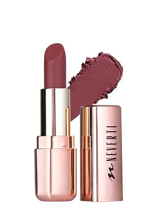Помада для губ neverti matt idole матовая стойка np705, 111 nefertiti rose малиновая daily skin care