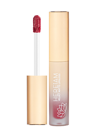 Помада блеск для губ imagic hereiam velvet lp2001 no 02 dusky rose daily skin care