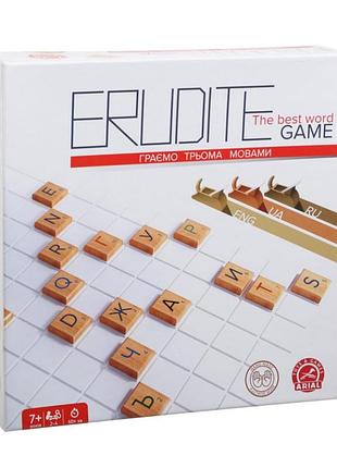 Настільна гра erudite arial 910466 три мови