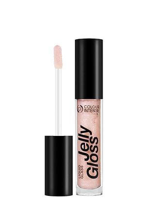 Блеск для губ прозрачный с шиммером colour intense jelly gloss liquid glass lg-131, 6 мл, 019 daily skin care