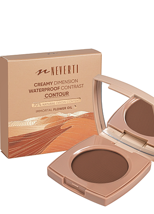 Контуринг для лица кремовый neverti creamy dimension waterproof contrast contour (np204), 004 terracota tan терракотовый daily