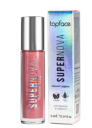 Блиск для губ topface supernova volume lipgloss pt209 no 02 рожевий daily skin care