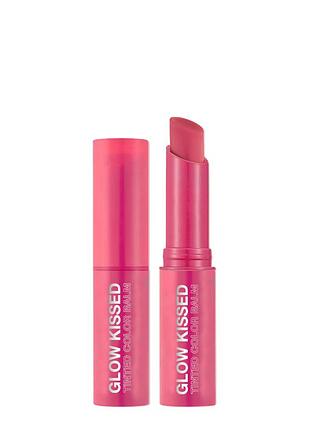 Помада-бальзам для губ зволожувальна topface glow kissed (pt160), 002 sugar pop рожевий daily skin care