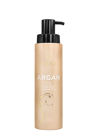 Кондиционер для волос увлажняющий bogenia argan oil с маслом арганы 400мл daily skin care