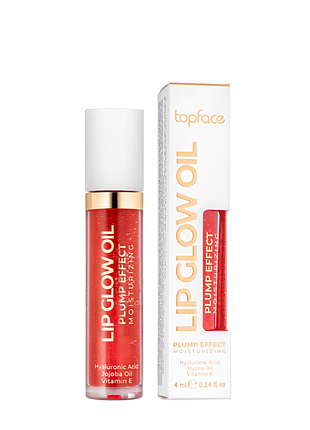 Масло для губ topface lip glow oil pump effect pt 211, 002 strawberry daily skin care