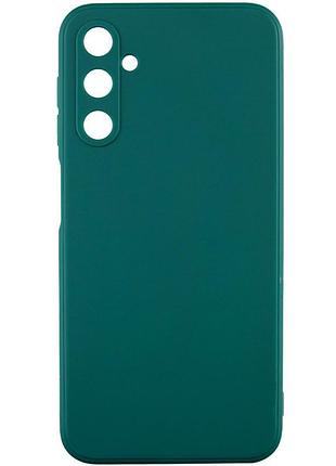 Силиконовый чехол candy full camera для samsung galaxy a27 зеленый / dark green